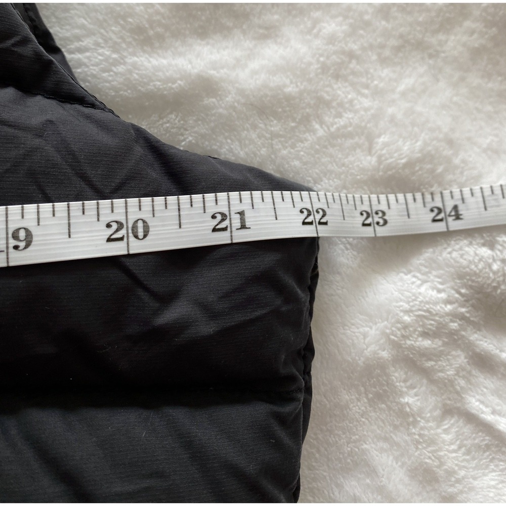 The North Face Nuptse Woman's Black Tonal Puffer Vest 700 Goose Down Fill Large - Picture 12 of 12